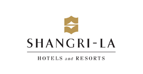 SHANGRI-LA品牌logo設計_五星級酒店品牌設計、SHANGRI-LA酒店vi設計、酒店標志設計、高級酒店標識設計      